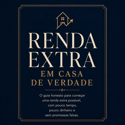 Capa do e-book Renda Extra em Casa de Verdade